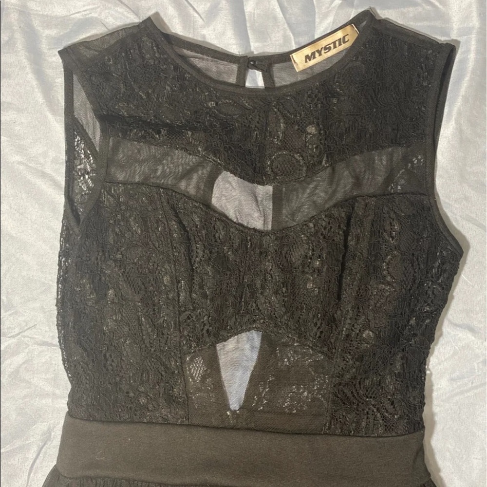 SOLD!! Black mesh romper - Picture 5 of 8